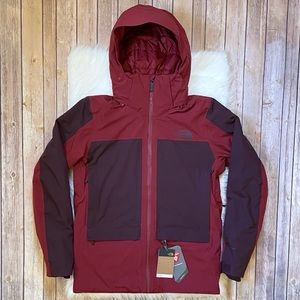 The North Face Burgundy and Maroon Ski Jacket